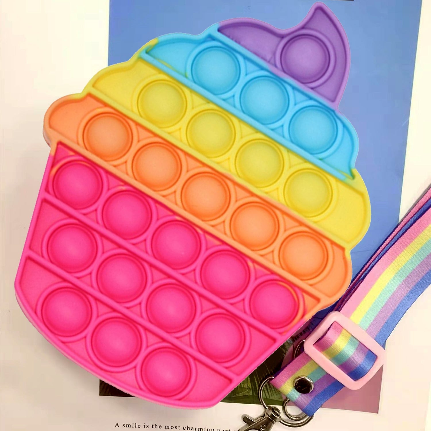 4476 Ice Cream Softy- Fidget Popping Sounds Toy, BPA Free Silicone, Push Bubbles Toy for Autism Stress Reliever, Sensory Toy Pop It Toy DeoDap 4476 Ice Cream Softy- Fidget Popping Sounds Toy, BPA Free Silicone, Push Bubbles Toy for Autism Stress Reliever, Sensory Toy Pop It Toy DeoDap